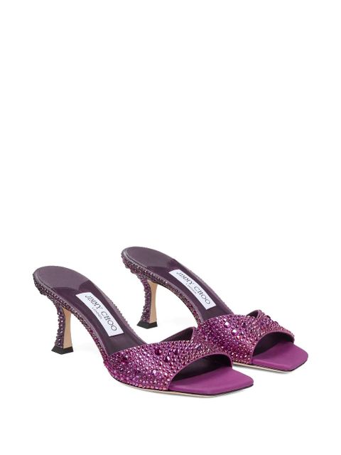 Jimmy Choo 70mm Skye mules - Purple - zdjęcie produktu nr 2
