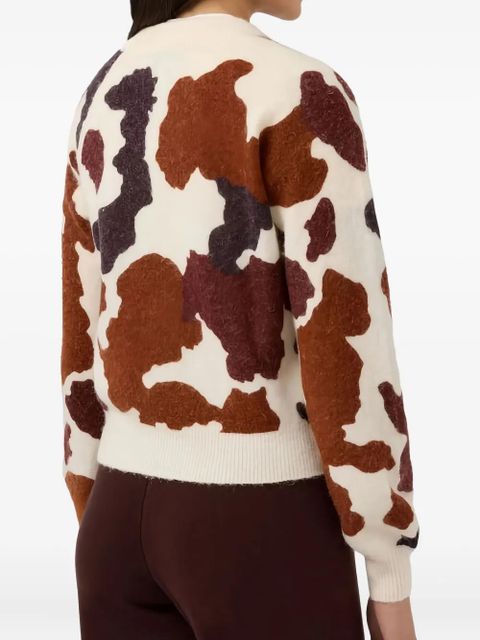 MC2 Saint Barth cow print sweater - Neutrals - zdjęcie produktu nr 2