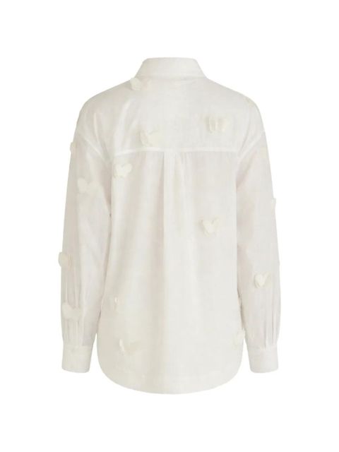 FARM Rio butterfly fringe shirt - White - zdjęcie produktu nr 2