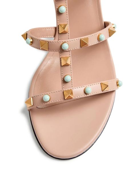 Valentino Garavani 60mm Rockstud embellished sandals - Pink