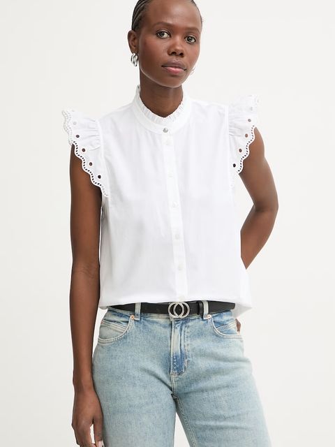 BOSS Orange koszula damska bawełniana C Balvana - zdjęcie produktu nr 2