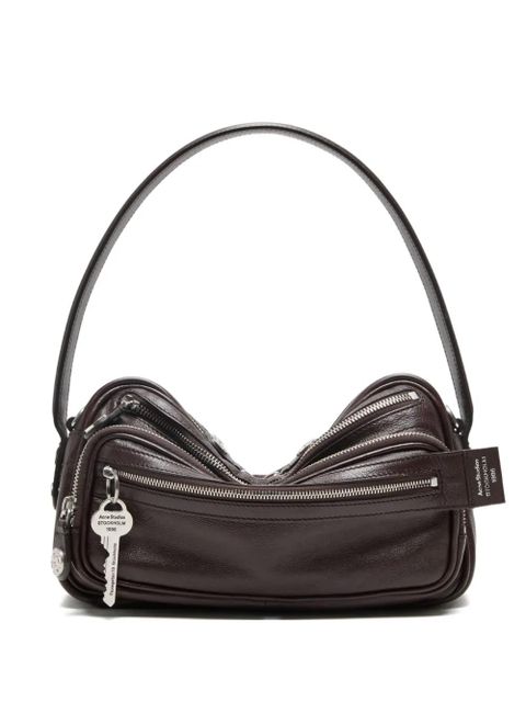 Acne Studios Camero Party key-charm leather shoulder bag - Brown - zdjęcie produktu nr 1