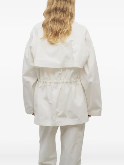 The Row button-front utility jacket - White