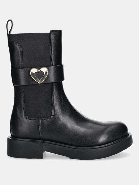 Love Moschino botki skórzane - zdjęcie produktu nr 1