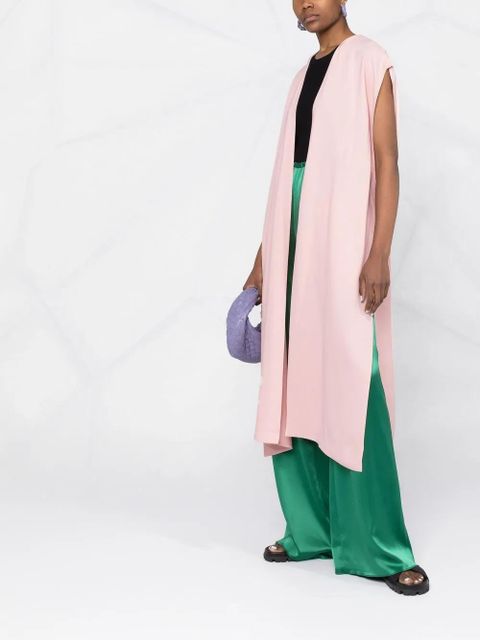 Valentino Garavani side-slit open vest - Pink