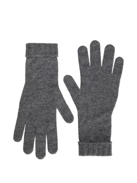 Dolce & Gabbana ribbed-cuff gloves - Grey - zdjęcie produktu nr 1
