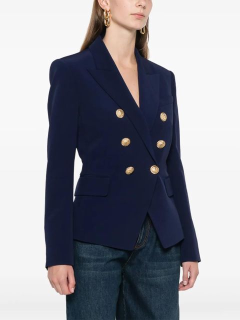 Balmain crepe blazer - Blue