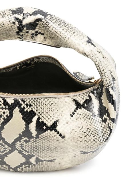 KHAITE Medium Olivia snake-print tote bag - Black - zdjęcie produktu nr 2