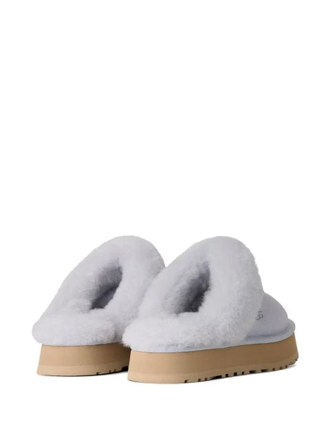 UGG blue platform slippers