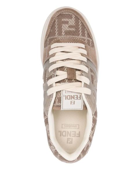 FENDI Match sneakers - Brown