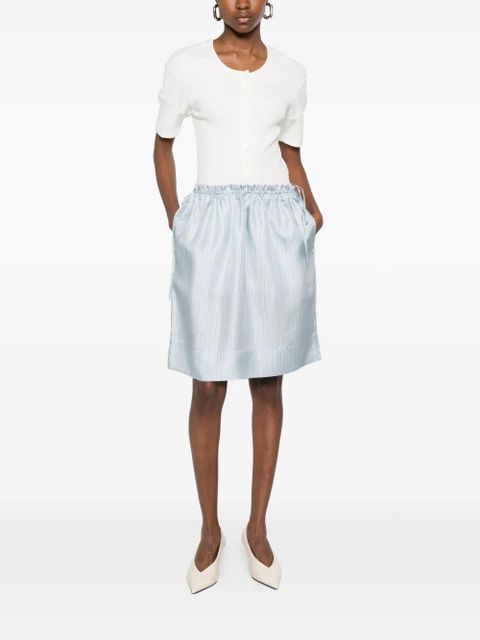 TOTEME striped mini skirt - Blue - zdjęcie produktu nr 2