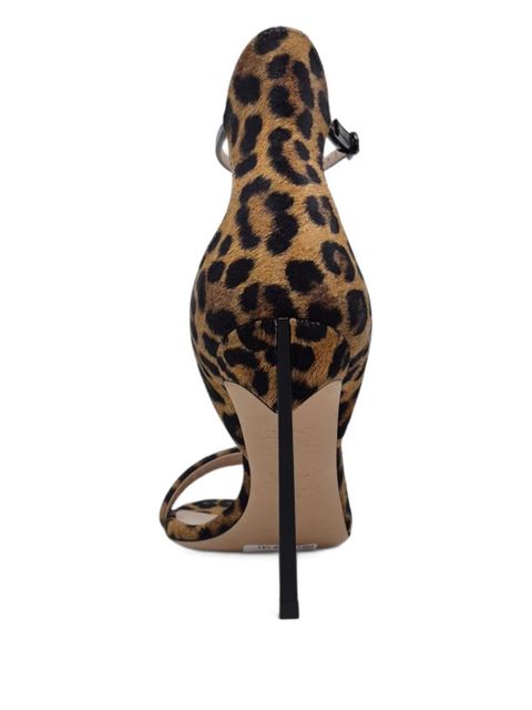 Casadei 100mm leather heeled sandals - Brown