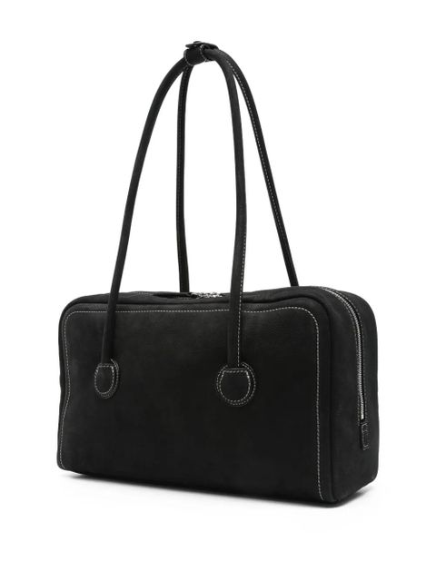 Marge Sherwood top-handle calf-suede shoulder bag - Black - zdjęcie produktu nr 2