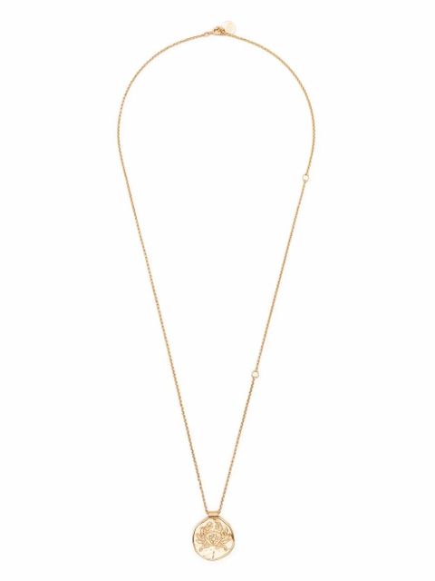 Maje Zodiac medal necklace - Gold