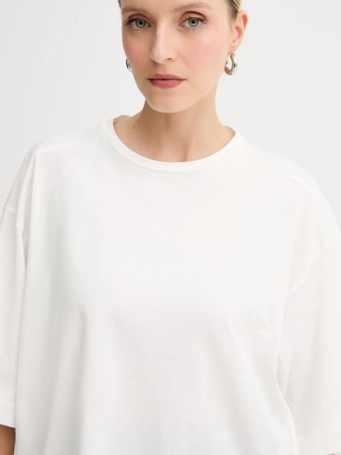 MAX&Co. t-shirt bawełniany damski kolor biały 2526976023200