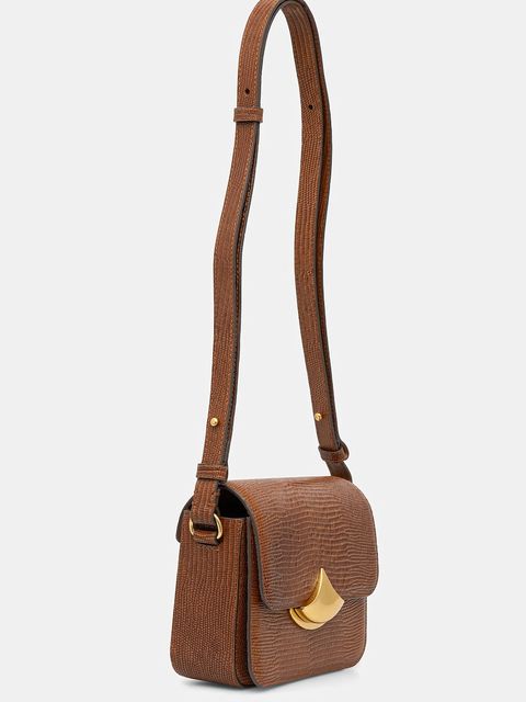 Sessun torebka skórzana kolor brązowy 25102003