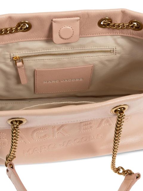 Marc Jacobs The Sac embossed-logo chain-strap tote bag - Pink