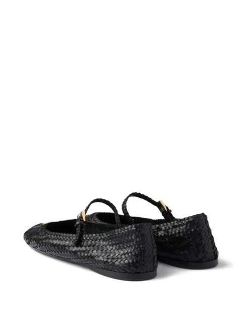 Prada mesh ballet flats - Black