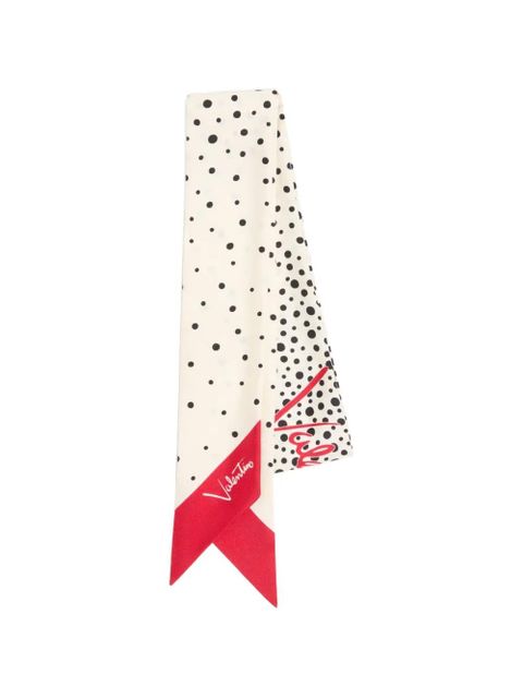 Valentino Garavani Little Stars starry silk bandeau scarf - Neutrals - zdjęcie produktu nr 1