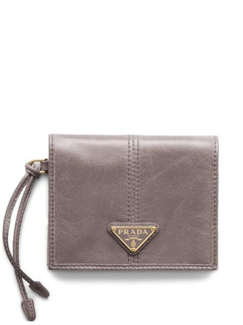 Prada small logo-detail wallet - Grey - zdjęcie produktu nr 1