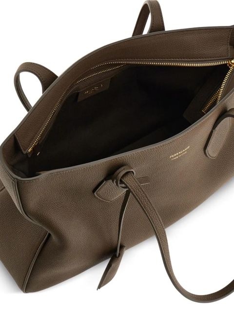 Ferragamo medium Star-shaped leather tote bag - Brown
