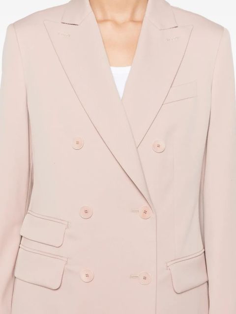 Max Mara Mxmegrege double-breasted pocket blazer - Pink
