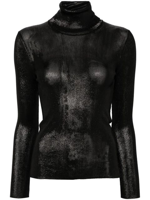 TOM FORD roll-neck jumper - Metallic - zdjęcie produktu nr 1
