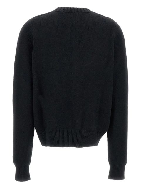 KHAITE crew-neck cashmere sweater - Black - zdjęcie produktu nr 2