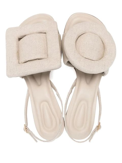 Jacquemus Cuscinu slingback sandals - Neutrals