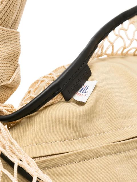 LEMAIRE Fortune Croissant Filt bag - Neutrals
