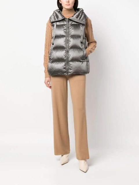 Max Mara hooded padded gilet - Grey - zdjęcie produktu nr 2