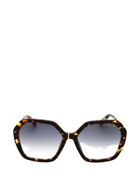 Marc Jacobs geometric-frame sunglasses - Brown - zdjęcie produktu nr 1