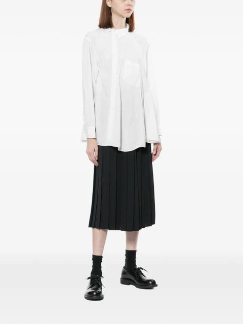 Comme Des Garçons asymmetric shirt - White - zdjęcie produktu nr 2