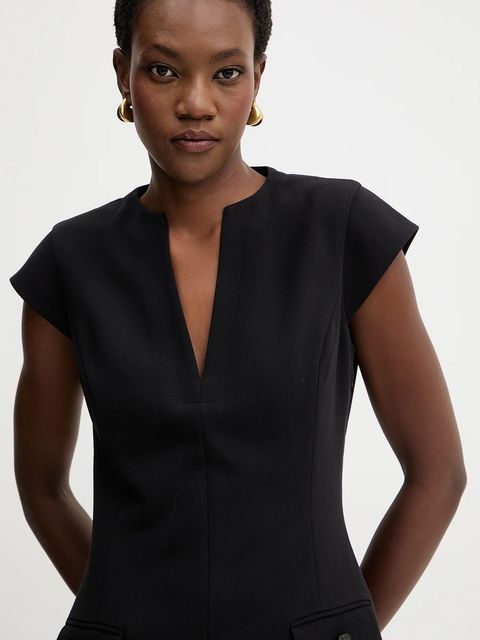 Guess sukienka JOANDRA kolor czarny mini rozkloszowana W5BK19 W2402