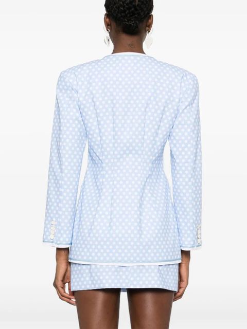 Rowen Rose polka-dot jacket - Blue