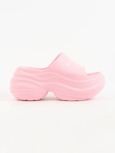 Karl Lagerfeld klapki na platformie damskie Kontour Slide - zdjęcie produktu nr 2