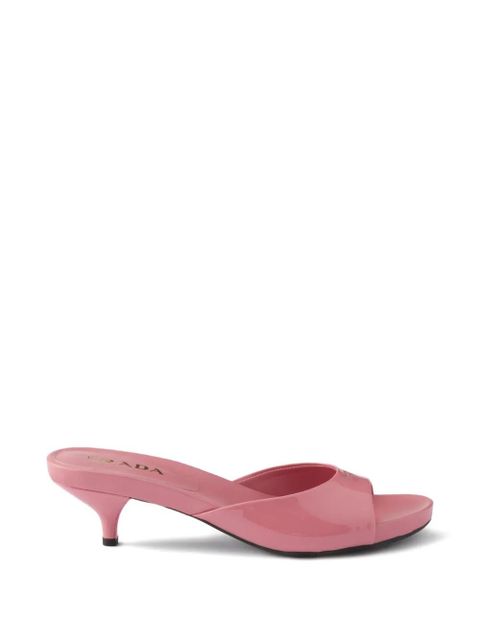 Prada 45mm leather mules - Pink - zdjęcie produktu nr 1