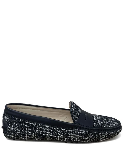 Tod's woven strap loafers - Black - zdjęcie produktu nr 1