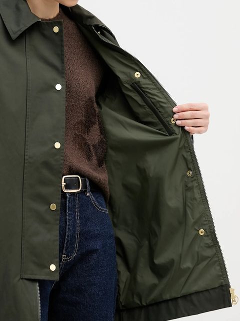 Barbour płaszcz Fia kolor zielony LSP0276