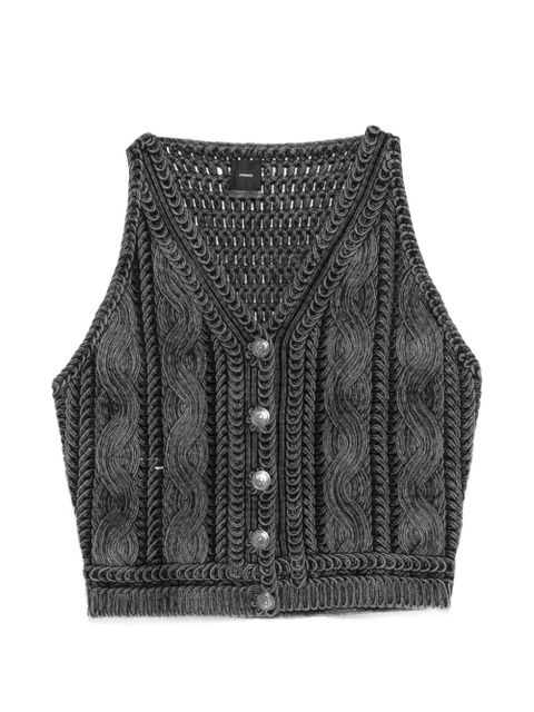 PINKO Myrtus vest - Grey - zdjęcie produktu nr 1