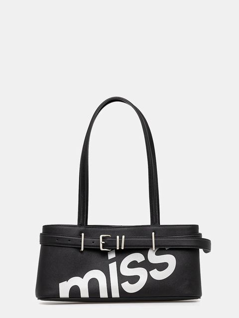 Miss Sixty torebka zamszowa kolor czarny 6S3GJ81600 - zdjęcie produktu nr 1