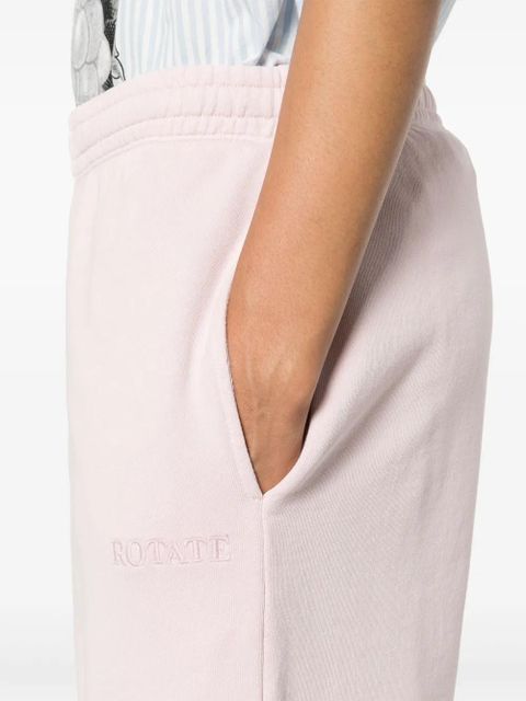 ROTATE BIRGER CHRISTENSEN logo-embroidered track pants - Pink