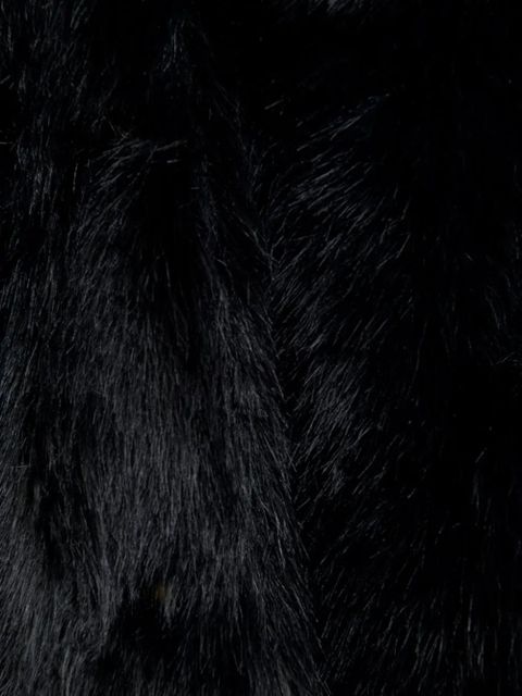 Essentiel Antwerp faux-fur button jacket - Black