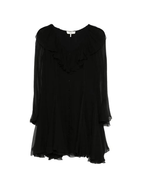Chloé ruffled mini dress - Black - zdjęcie produktu nr 1