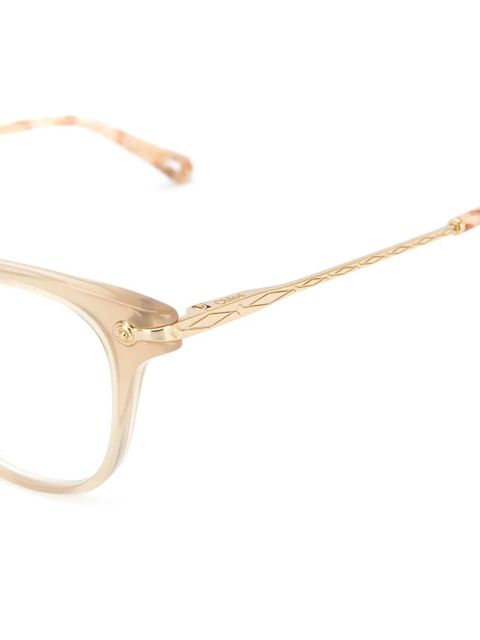 Chloé Eyewear cat eye frame glasses - Neutrals