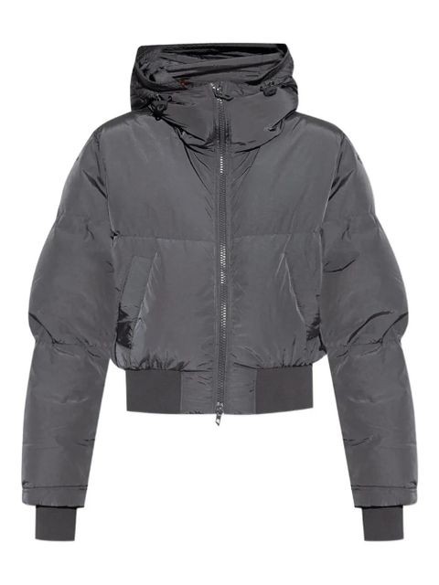 Diesel W-Peyt-Short-New-P1 hooded puffer jacket - Grey - zdjęcie produktu nr 1