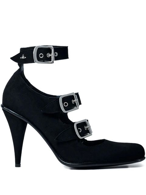 Vivienne Westwood 90mm buckle-strap heeled pumps - Black - zdjęcie produktu nr 1