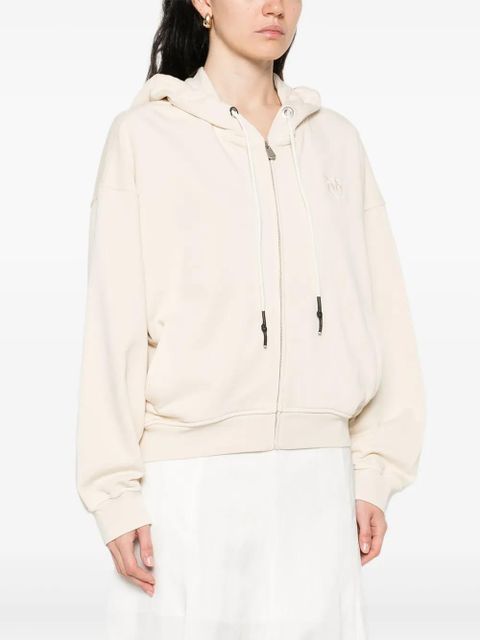 PINKO zip-up hoodie - Neutrals