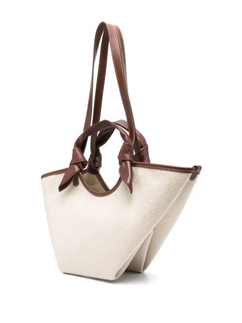 Hereu canvas tote bag - Neutrals