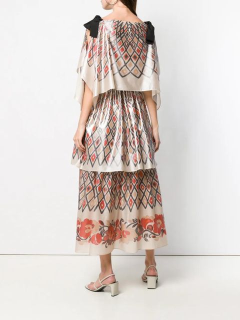 FENDI geometric skirt dress - Neutrals